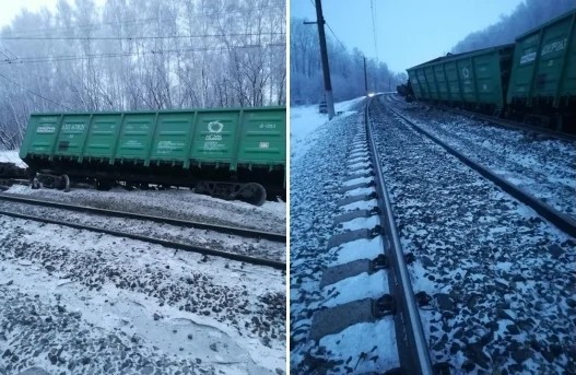 18 wagons derailed near Abdulino - Russian Railways, Crash, Orenburg region, State of emergency, Ministry of Emergency Situations, Video, Longpost