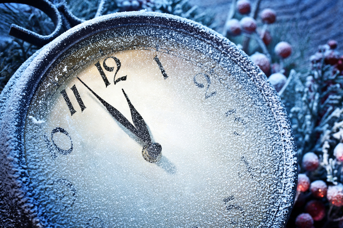 The clock will strike... - My, New Year, Twelve, Clock, Snow, Night, Love