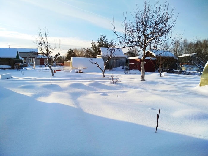 A bit of snow in the ribbon;) - My, Snow, Nature, Layman, Incompetence