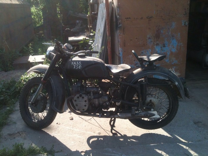 KMZ K750 1969 - My, Longpost, Dnieper, Motorcycle Dnepr, KMZ, Motorcycles, Rarity, Moto