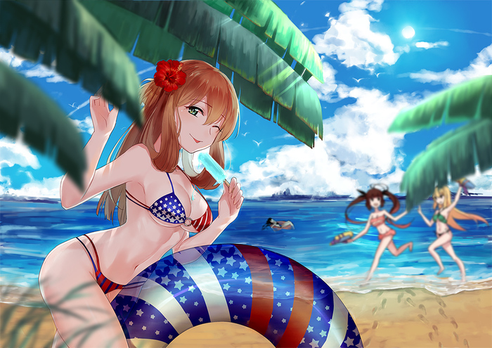 Springfield Anime Art, Girls Frontline, Springfield, M14, M1 Grand, WA2000