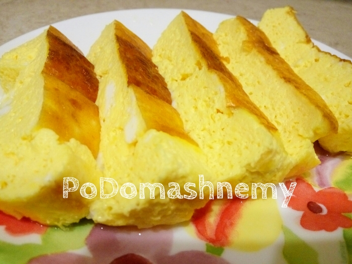 Delicate Omelet in the Oven - My, Omelette, Omelet in the oven, , , , Video