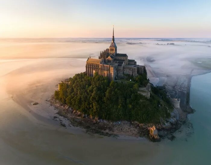 Island in Normandy, Mont Saint-Michel - France, Normandy