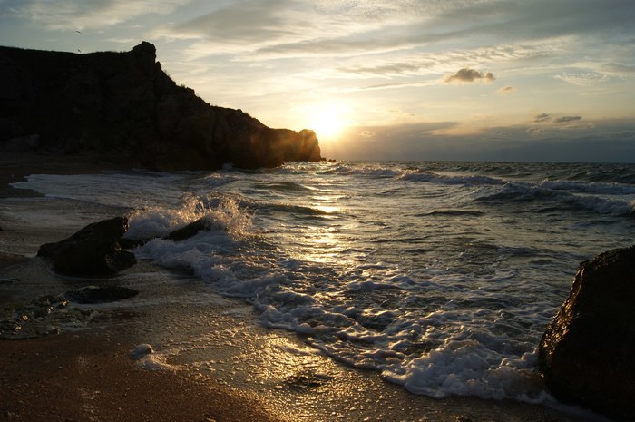 shell place - Azov sea, My, Crimea, General's beaches, Seashells