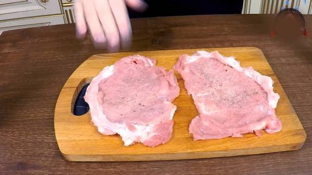 Meat rolls with cheese and mushroom filling - My, With grandfather at lunch, Cooking, Recipe, Meat, Roll, Yummy, Video, Longpost