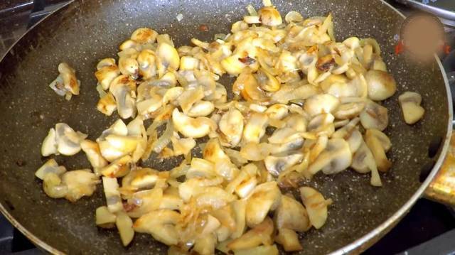 Meat rolls with cheese and mushroom filling - My, With grandfather at lunch, Cooking, Recipe, Meat, Roll, Yummy, Video, Longpost