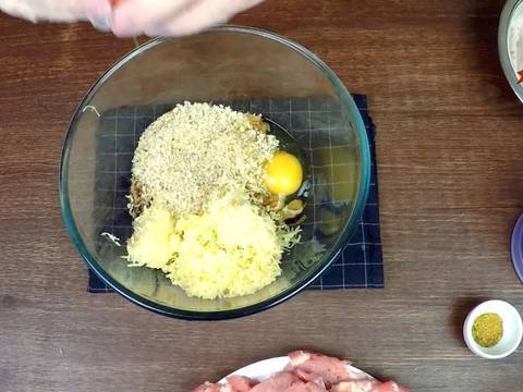 Meat rolls with cheese and mushroom filling - My, With grandfather at lunch, Cooking, Recipe, Meat, Roll, Yummy, Video, Longpost