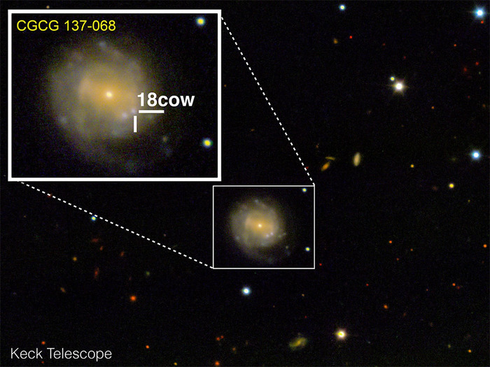 Astronomers continue to puzzle over a powerful explosion in a distant galaxy - Space, Universe, , Star, Black hole, Video, Longpost, Stars