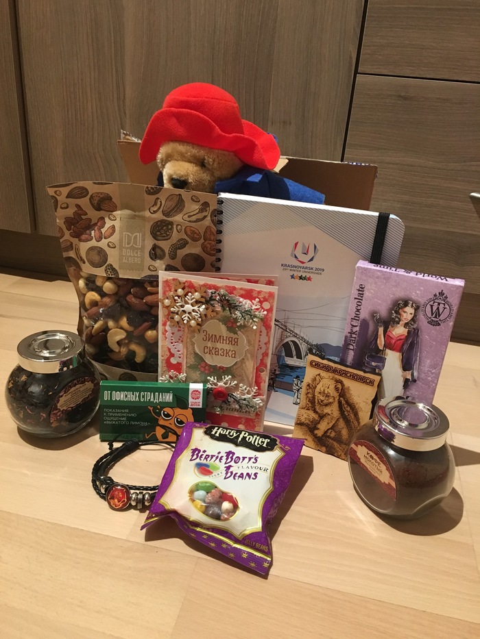 Gift from Krasnoyarsk - My, Gift exchange report, Secret Santa, Krasnoyarsk, Kotelniki, Paddington, Longpost, Gift exchange