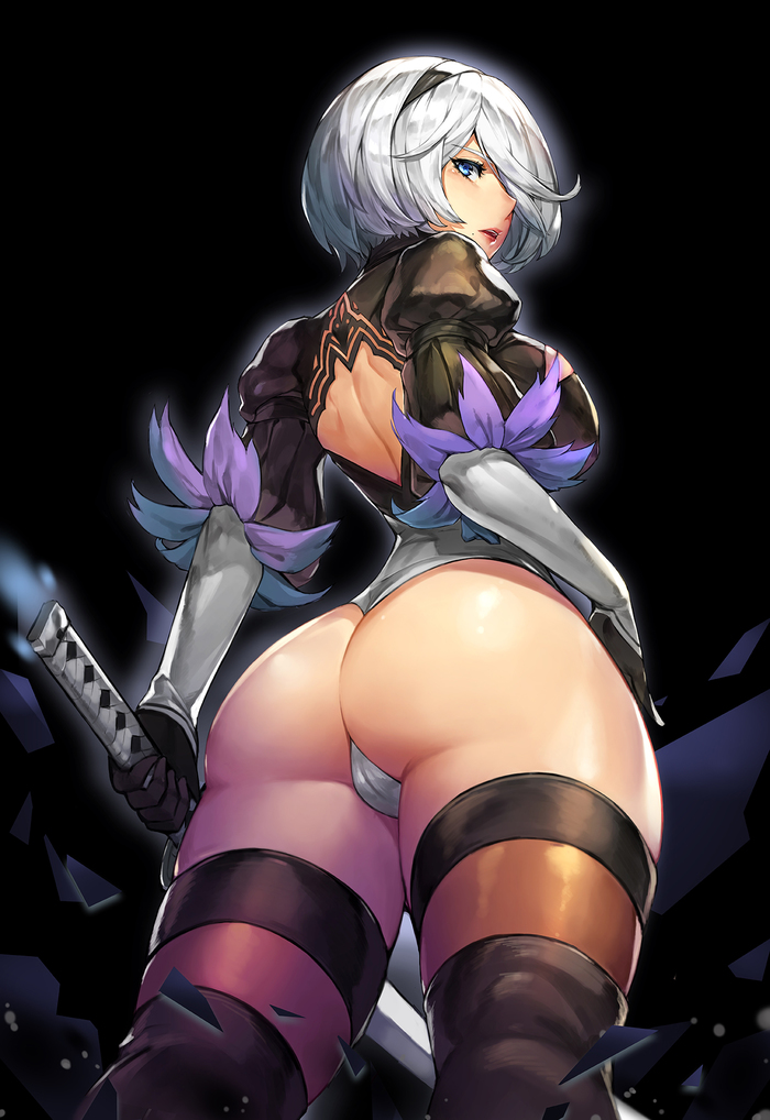 YoRHa No.2 Type B - NSFW, Gurimjang, Yorha unit No 2 type B, NIER Automata, Игры, Арт