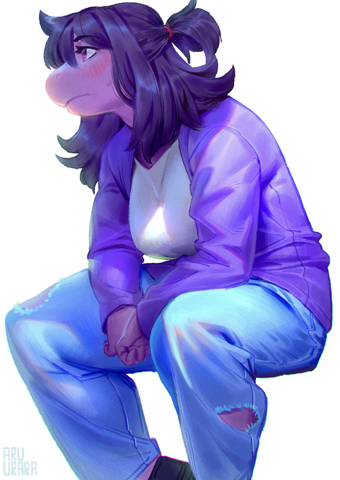 Susie - Deltarune, Games, Art, Susie, Aruurara