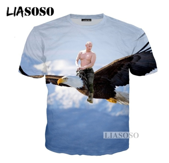 Chinese harness - Politics, Vladimir Putin, Donald Trump, T-shirt printing, China, AliExpress, Memes, Exler, Longpost, Alex Exler