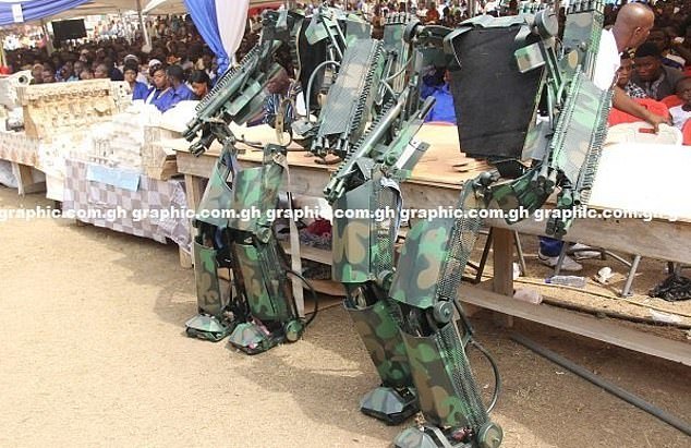 African combat exoskeletons - Army, Africa, Harsh warriors, Video, Longpost