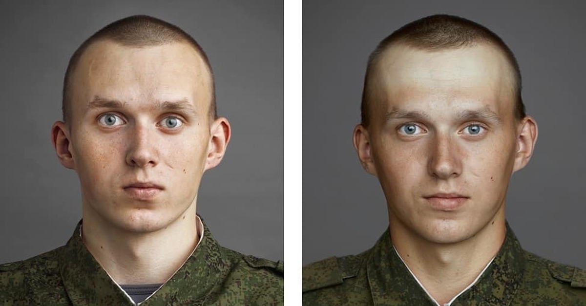 Фотографии до войны и после лица