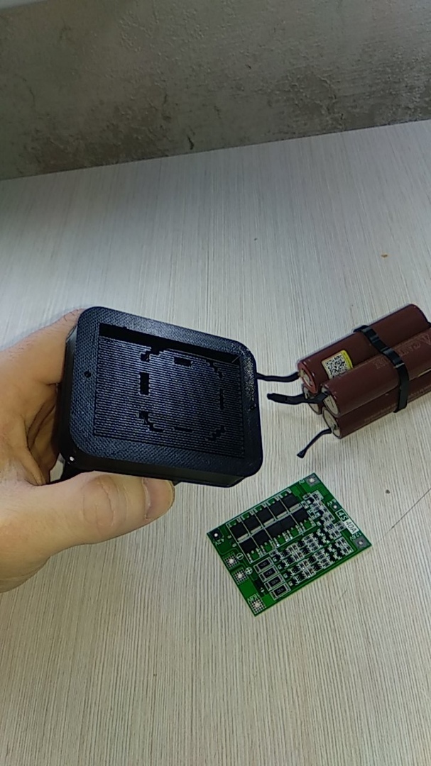 Spare battery for Shurik (we print on a 3d printer) - My, 3D printer, Zav-l, 3D modeling, Screwdriver, Battery, Lithium Ion Batteries, 3D печать, Longpost