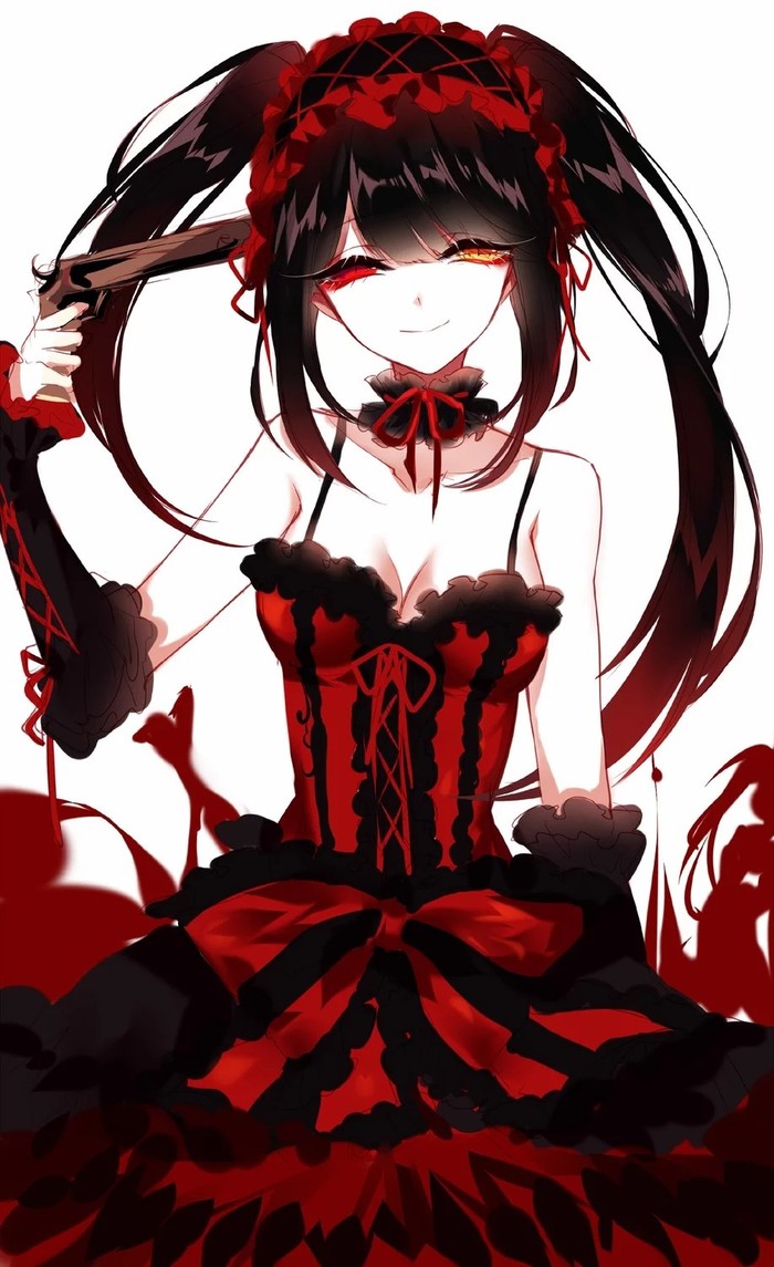 Kurumi - Anime Art, Date a Live, Kurumi Tokisaki, Аниме