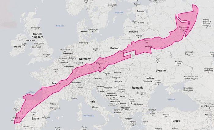 Chile spread wide ... - Chile, Europe, Imposition