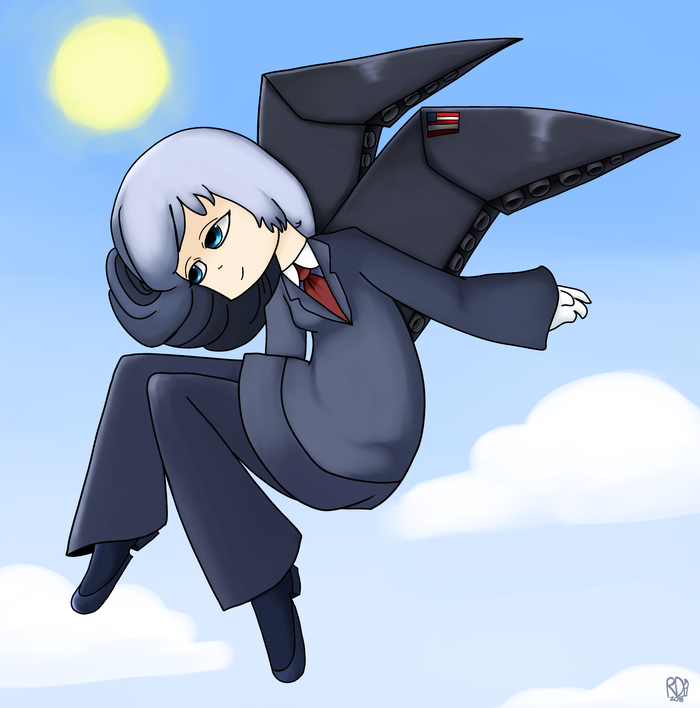 "Skyripper" Anime Art, Ibispaint, Original Character