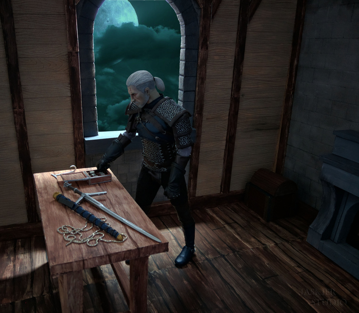 :   ,  ,   ,  ,  3:  , Geralt action figure, , 