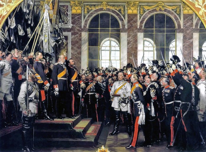 On January 18, 1871, the German Empire was formed. - Germany, German Empire, , Bismarck, Story, Europe, Prussia, 