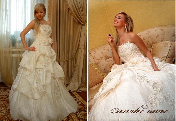 I put on wedding dresses for the night from the salon where I work - My, Wedding Dress, Dream, Dress