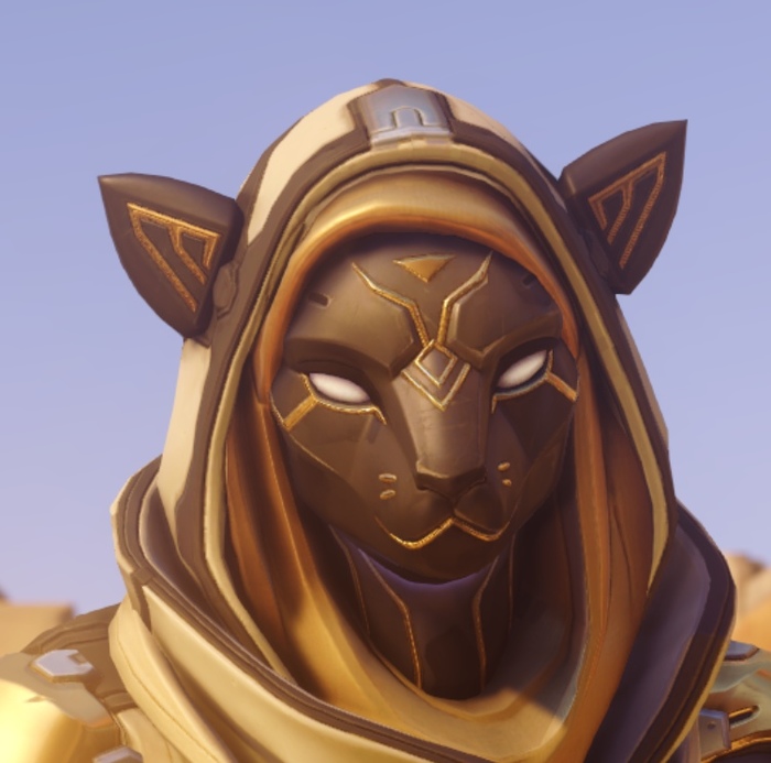 How to make Ana Amari's bastet mask - My, Overwatch, Mask, Cosplay, Ana amari, Bastet, 3D печать, Longpost