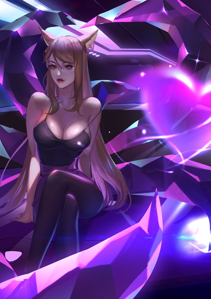 Ahri Art , League of Legends, Ahri, KDA, 