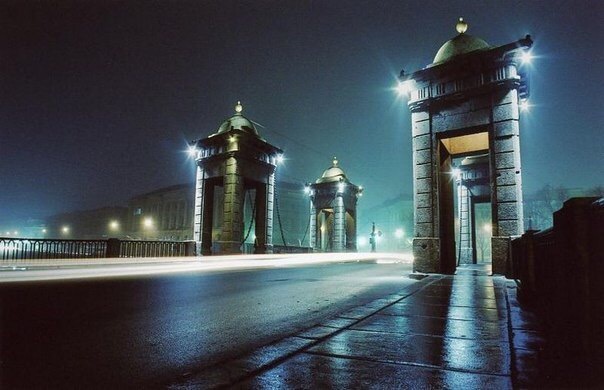 St. Petersburg places (Lomonosov bridge) - Lomonosov bridge, , Saint Petersburg