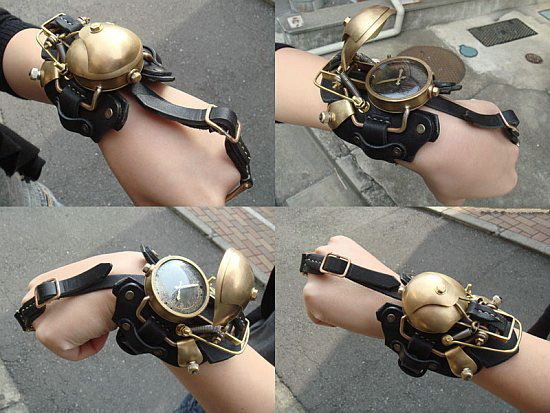 Steampunk Watch - Steampunk, Clock, Armlets, Longpost