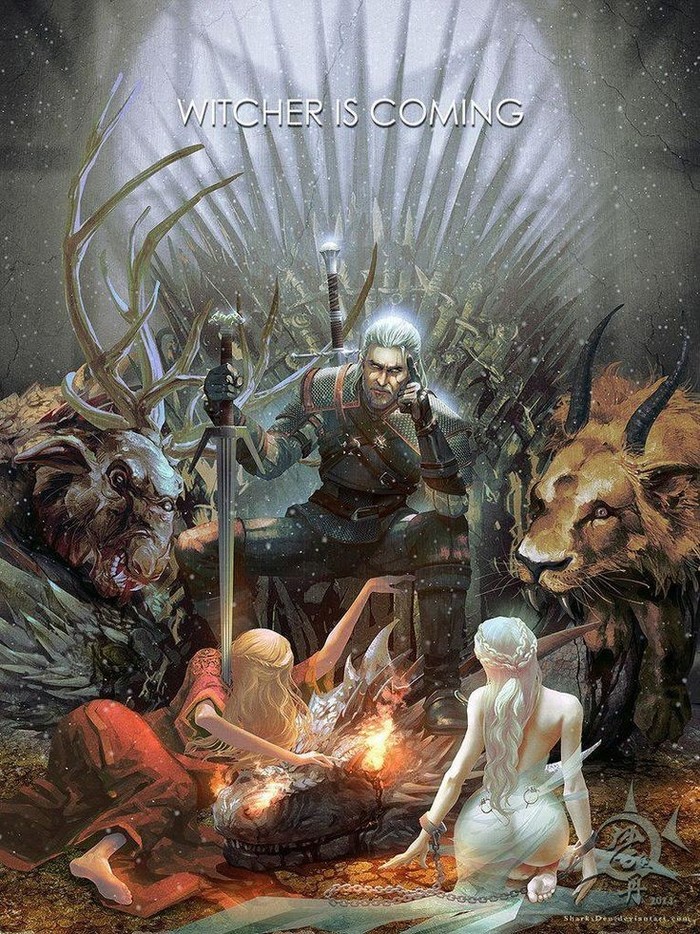 Witcher is coming - Game of Thrones, Witcher, Iron throne