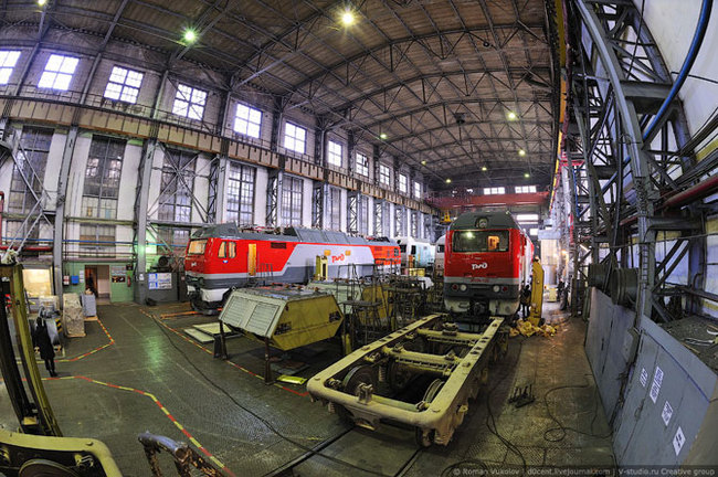 How locomotives are built - Locomotive, Factory, Longpost, Kolomna