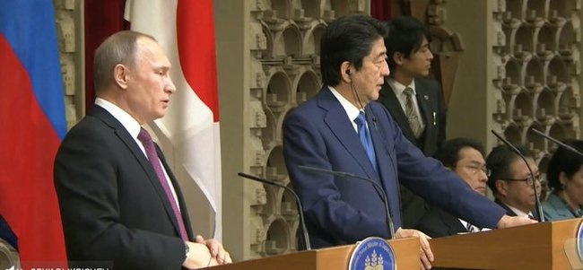 Putin agreed with Abe on the transfer of Japan to the Kuril Islands. - Politics, Vladimir Putin, Abe, Kurile Islands, Japan, Humor, From the network