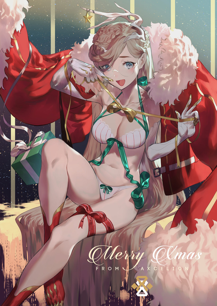 Merry Christmas Original Character, Anime Art, Salmon88, , ,  , , 