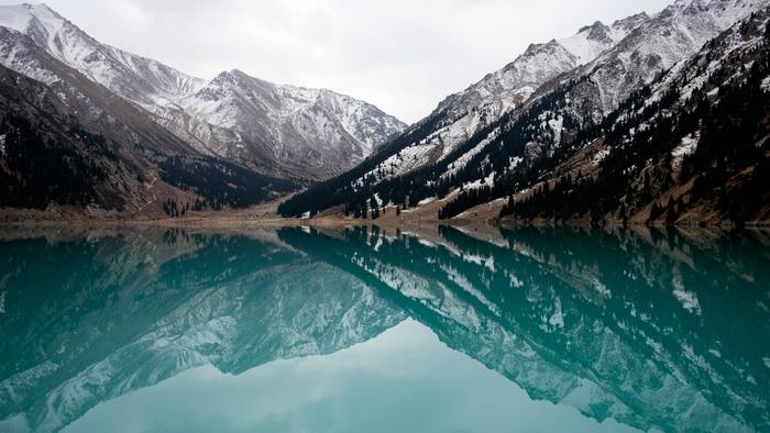 Almaty lake, Almaty, Kazakhstan - The photo, beauty, Nature, The mountains, Almaty, Kazakhstan, Big Almaty Lake