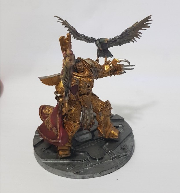 God Emperor of Mankind (this is my approximately 7th miniature) - My, Warhammer 40k, Painting miniatures, Modeling, Emperor of Humanity, Longpost