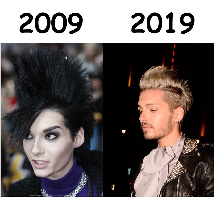 #10yearchallenge TOKIO HOTEL