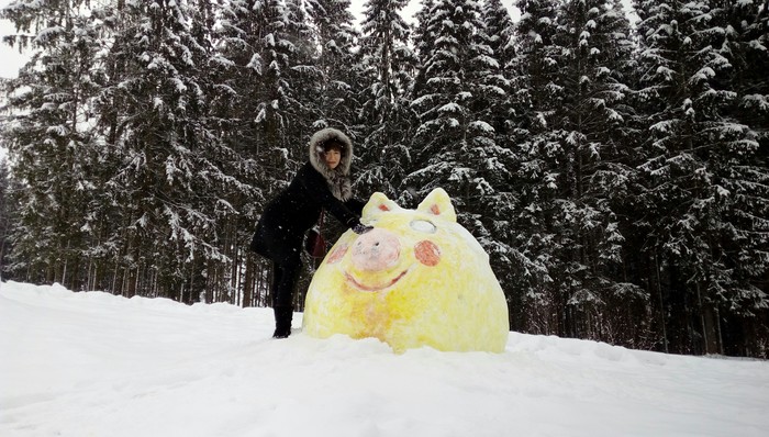New Year's Oink. - My, Winter, Oink