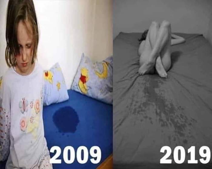 10 years challange - NSFW, 10yearschallenge, Сквирт, Моча, Обосцалась