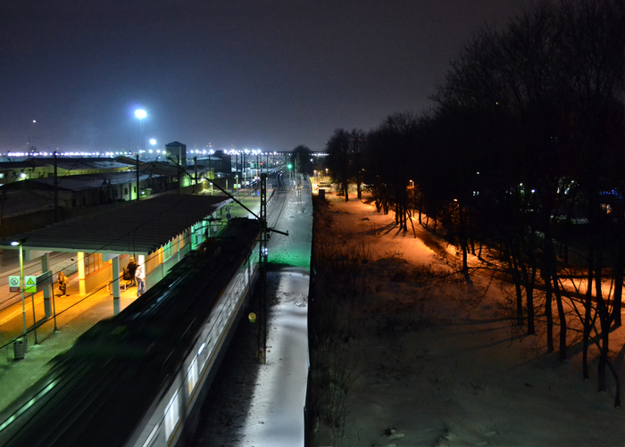 Moscow at night - My, Night shooting, Moscow at night, Moscow, Nikon d3100, Beginning photographer