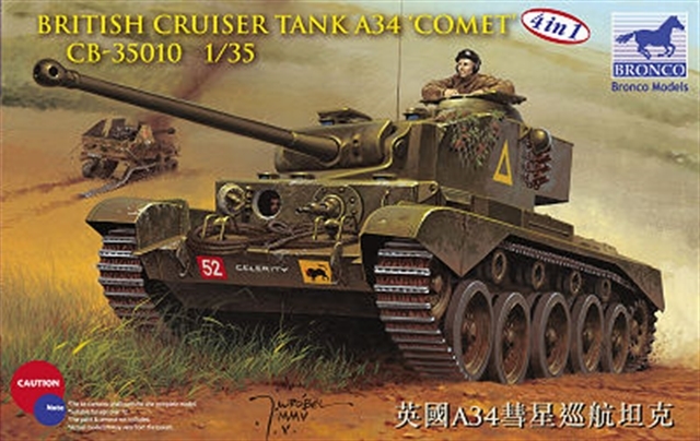 A34 Comet. Tank station wagon. - My, Stand modeling, Tanks, British, , Longpost