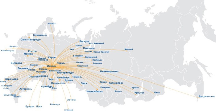 Izhevsk as a capital - Airplane, Izhevsk