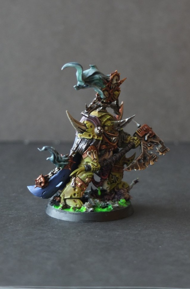 Lord of contagion - My, Warhammer 40k, Painting miniatures, Death guard, Nurgle, Wh miniatures, Longpost