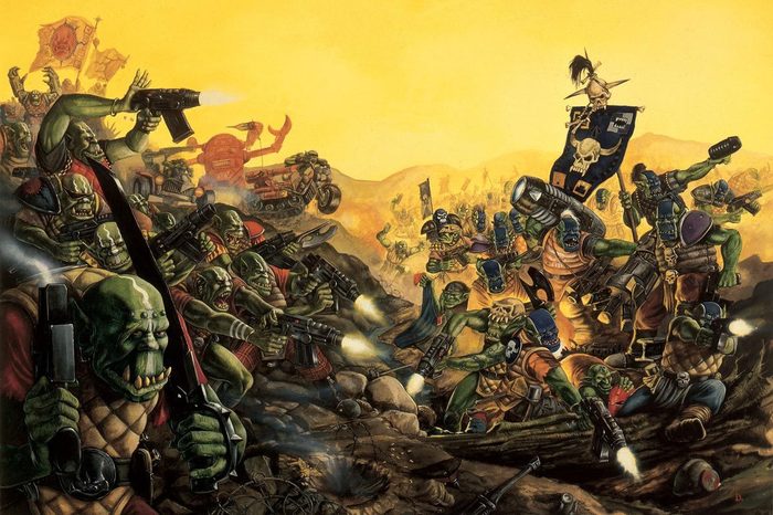 Warhammer 40.000 Rogue Trader Era Orks - Моё, Old Warhammer, Wh miniatures, Warhammer 40k, Длиннопост