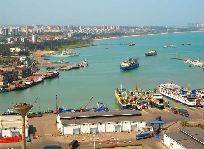 Port of Haikou in China - Port, China, Haikou, Sea