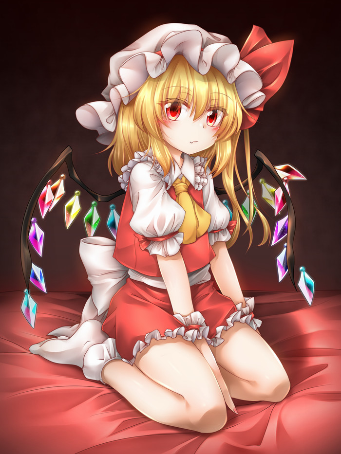 Flandre scarlet - Touhou, Anime art, Anime, Flandre scarlet, 