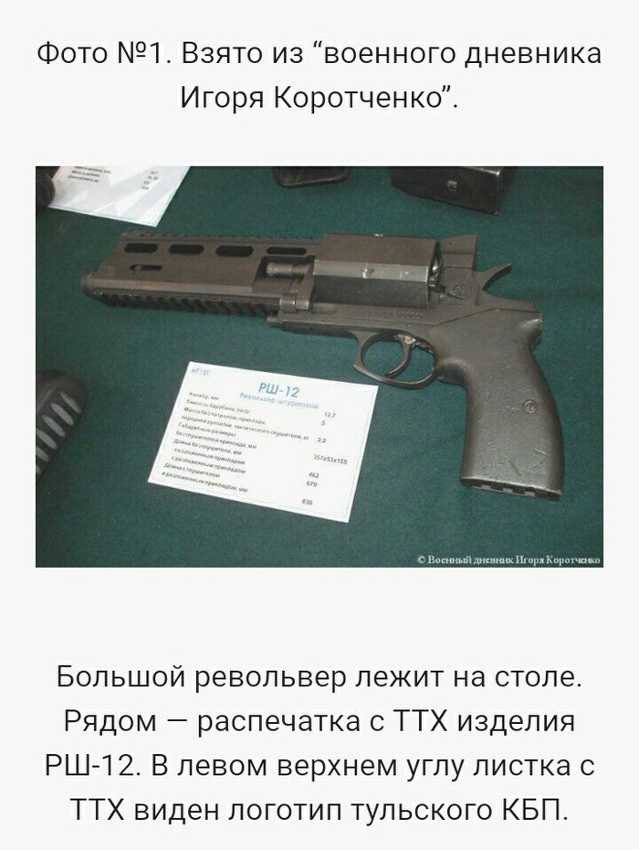 Revolver RSh-12: elephant fighter from Tula - Weapon, Revolver, Magnum, Longpost