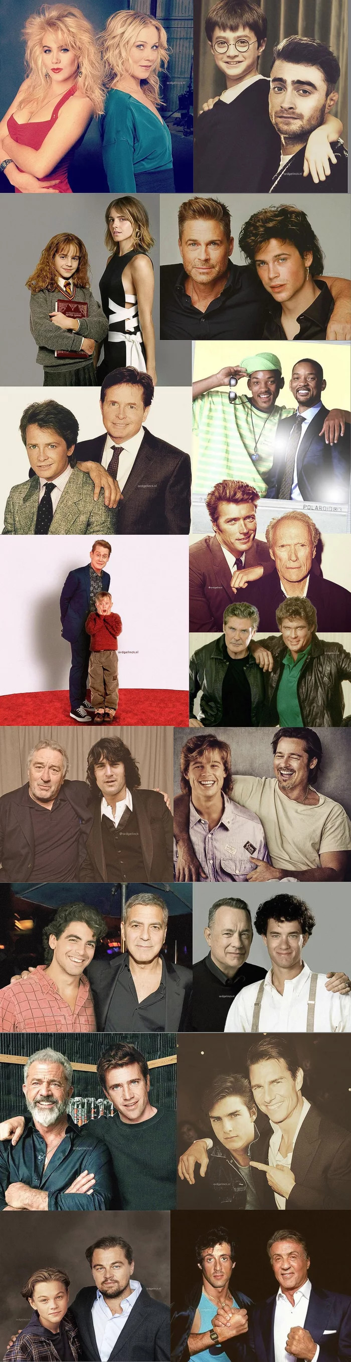 Years go by - Leonardo DiCaprio, Sylvester Stallone, Emma Watson, Tom Hanks, Michael J. Fox, Longpost, Daniel Radcliffe