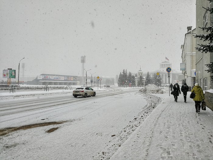 snow town - My, Dzerzhinsk, The photo, Huawei mate 9, Photobritish, Video, Youtube, Longpost