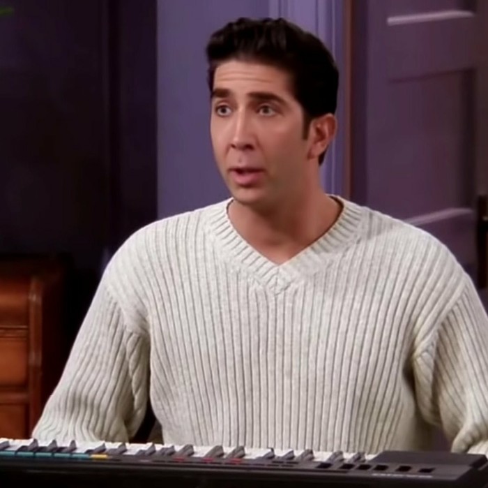 Ross from Friends, who was put on the face of Nicolas Cage, looks even more like Ross - Nicolas Cage, , Friends, Face changer, Ross Geller, David Schwimmer, Face swap