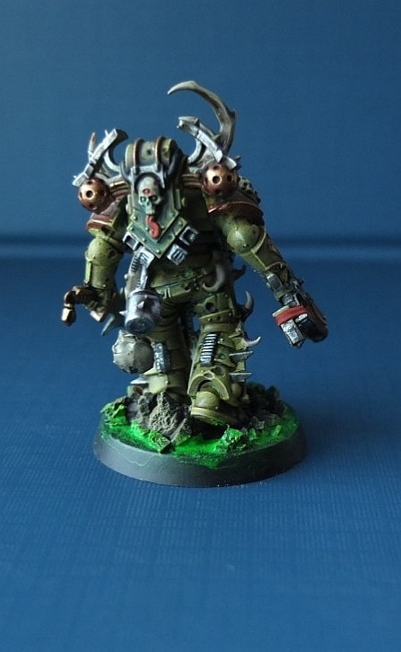 Plague marines - My, Wh miniatures, Warhammer 40k, Painting miniatures, Plague marine, Longpost